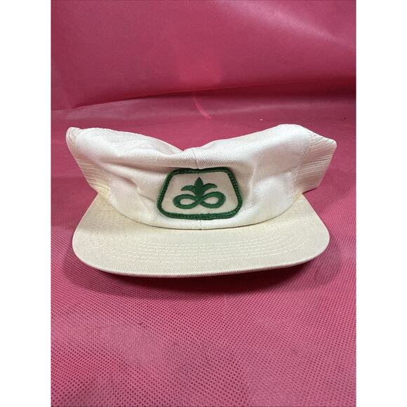 K Products Other - Pioneer Seed Patch SnapBack Trucker Mesh Back Hat Cap K Products USA White